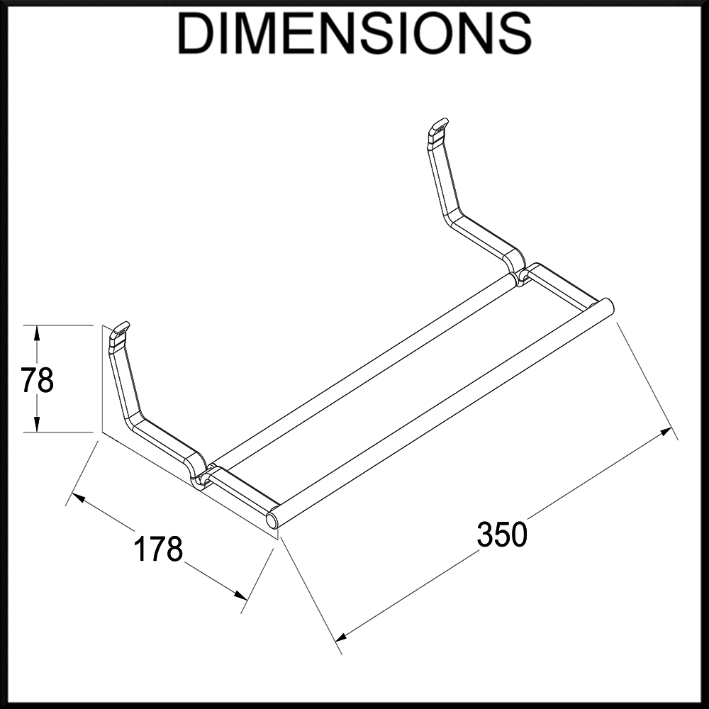 papertowel holder dimensions
